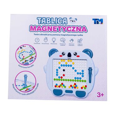 Tablica magnetyczna, niebieska, z rysikiem_1