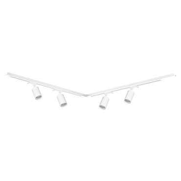 Lampa sufitowa Milagro Pipe Track 4 x GU10, na szynie, 1,5 m, biały
