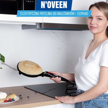Patelnia elektryczna do naleśników 20 cm Noveen ECM490, nieprzywierająca