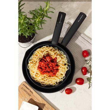 Zestaw patelni Florina Optimus by Mateusz Gessler, 3 elementy, non-stick, czarne