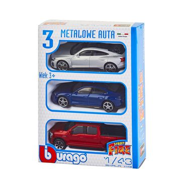 BBURAGO_Zestaw 3 samochodów Bburago, zestaw III, 1:431