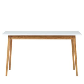 Stół rozkładany Frisk 140 cm, biały, rozsuwany blat