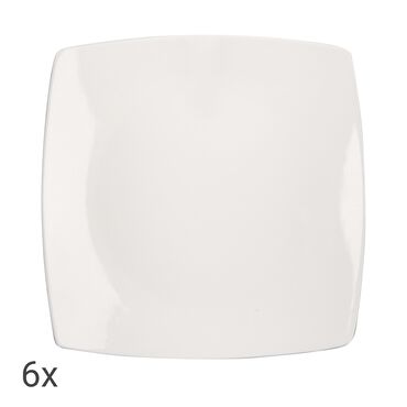ALTOM DESIGN_Talerze płytkie z porcelany Altom Design Regular, 27 cm, 6 sztuk, kremowe_1