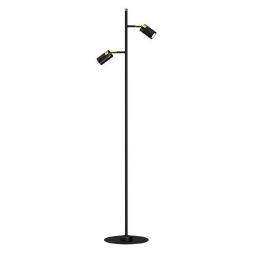 MILAGRO_Lampa podłogowa Milagro Joker 2 x GU10, czarno-złota_1