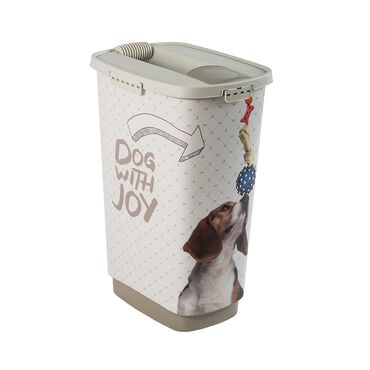 ROTHO_Pojemnik na karmę Rotho CODY, 50 L, beżowy_1