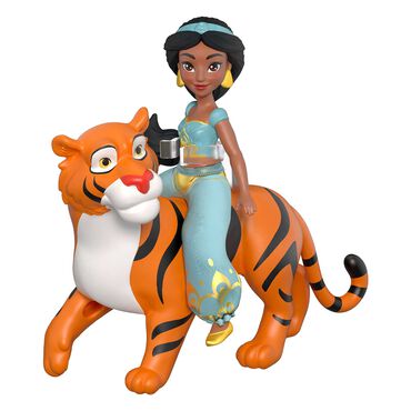DISNEY_Lalka Dżasmina Disney, mała, z figurką_1