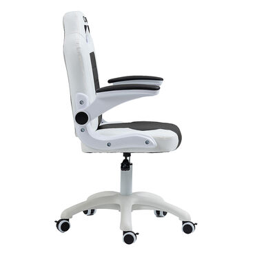 Fotel gamingowy COBRA JUNIOR, CRF – 2301, biało - czarny
