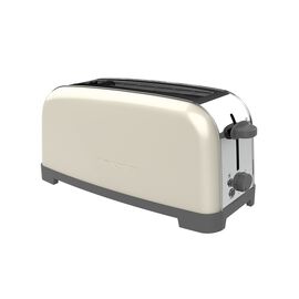 Toster Taurus Vintage Single Cream, 850 W, z funkcją rozmrażania, kremowy