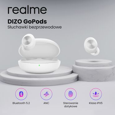 REALME_Słuchawki dokanałowe Realme Dizo GoPods D TWS, ANC, białe_8