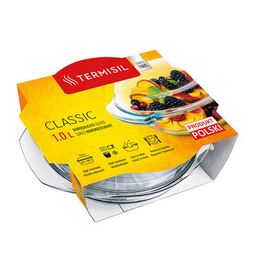 TERMISIL_Naczynie żaroodporne okrągłe z pokrywką CLASSIC, 1,0L_2