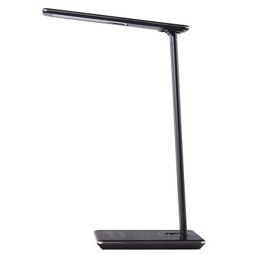 SMUKEE_Lampka biurkowa z ładowarką indukcyjną, USB, czarna_3