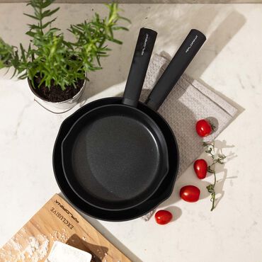 Zestaw patelni Florina Optimus by Mateusz Gessler, 3 elementy, non-stick, czarne