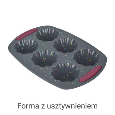 AMBITION_SILIKONOWA FORMA NA MUFFINY Z USZTYWNIENIEM FELICE, CZARNA_1