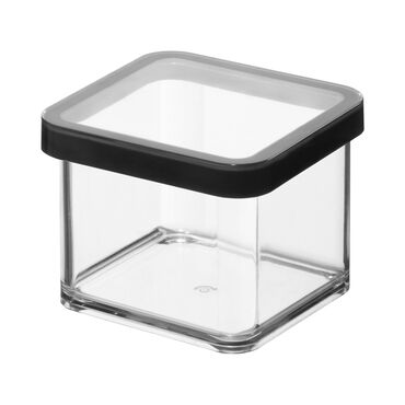 ROTHO_Pojemnik kwadratowy Loft Rotho, 0,5 L, czarny_1