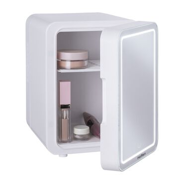 HOFFEN_Lodówka kosmetyczna Hoffen, 4 l, 36 W, z lustrem LED, biała_1