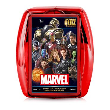 WINNING MOVES_Gra karciana Top Trumps Avengers, gra towarzyska, 500 pytań_1