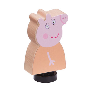 PEPPA_Zestaw 4 figurek drewnianych Peppa, podstawka Drop & Play_4