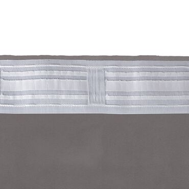 Zasłony na taśmie welwetowe 140 x 250 cm Smukee, 2 szt., grafitowe