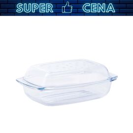 GRILL & DROP Naczynie żaroodporne z pokrywką, 4,6L