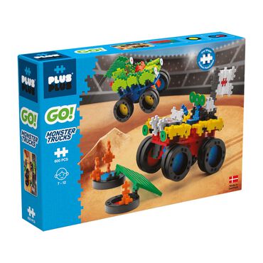 Zestaw monster trucks Plus-Plus, 600 elementów