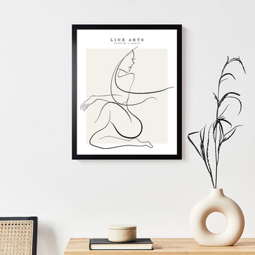 Obraz w ramie, 40 x 50 cm, Line Art 1_5
