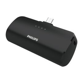 Powerbank Philips DLP2510U/00, micro-USB, 2500 mAh, 10 W, czarny