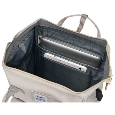 Plecak miejski Himawari, 19 l, z USB, szary