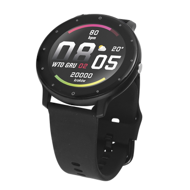 HYKKER_Smartwatch z 8 trybami sportowymi Hykker, wodoodporny, okrągły_1