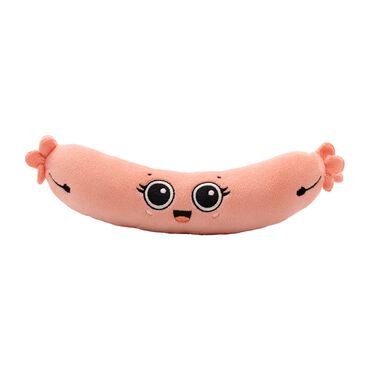 MOCNIAKI_Maskotka Parówka Patrycja z serii MOCNIAKI, pluszowa, edukacyjna_1