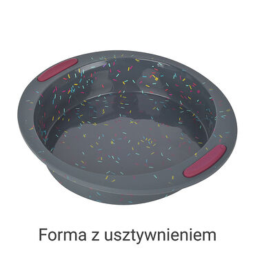AMBITION_SILIKONOWA FORMA OKRĄGŁA Z USZTYWNIENIEM FELICE, CZARNA_1
