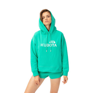 KUBOTA_Bluza z kapturem damska, rozmiar L, zielona_2
