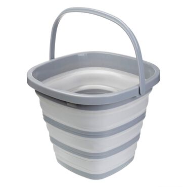 SMUKEE_Składane wiadro kwadratowe Smukee Home, 9 l, szare_1