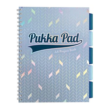 PUKKA_Kołozeszyt w kratkę Glee, A4, jasnoniebieski, Project Book_1