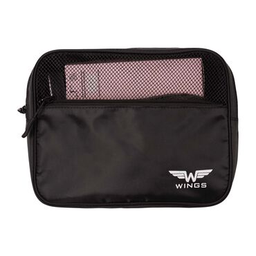 Zestaw organizerów do walizki Wings, 8 szt., czarne