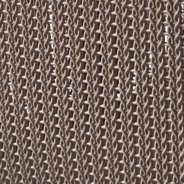 Kosz prostokątny KNIT, brązowoszary, L