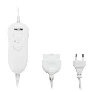 MESKO_Koc elektryczny 150 x 80 cm Mesko MS 7419, 60 W, 4 poziomy grzania, biały_4