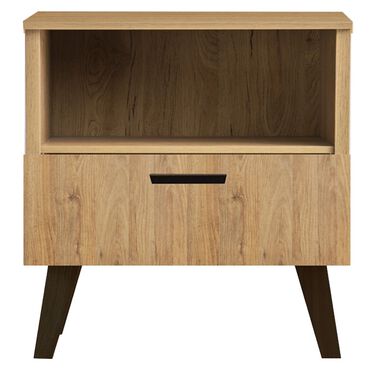 KONSIMO_Stolik nocny Frisk 50 cm, skandynawski styl, naturalny dąb_1