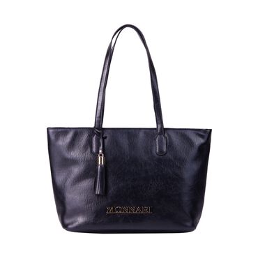 MONNARI_Torebka damska shopper, 40 x 27 x 16 cm, czarna_1