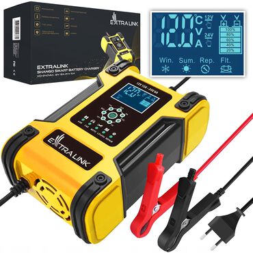 EXTRALINK_Prostownik akumulatorowy Extralink Shango, 12V 12A, 24V 6A_1