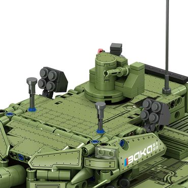 Klocki Baka BK6615 Czołg T-14, 1510 elementów