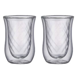 Szklanki termiczne MG Home Renza, 2 sztuki, 280 ml, origami wąskie