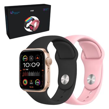 EXTRALINK_Smartwatch Extralink Lifestyle F89, 2 opaski, złoty_1