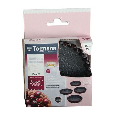 TOGNANA_Zestaw 4 form do pieczenia tart 10 x 10 cm Tognana Sweet Cherry_2