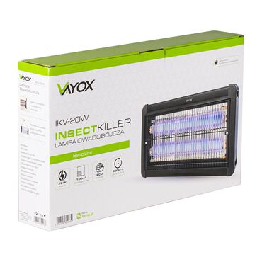 Lampa owadobójcza Vayox IKV-20W, 100 m2, z tacką na owady