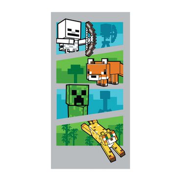 MINECRAFT_Ręcznik kąpielowy 70 x 140 cm Minecraft, wzór 11