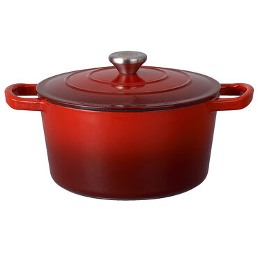 MG HOME_Garnek żeliwny INFINITO, 22 cm, czerwony, 4,0 l_2