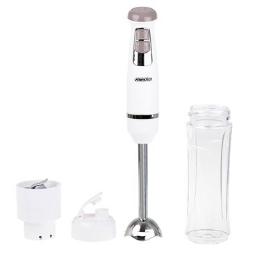 MESKO_Blender ręczny 2 w 1 Mesko MS 4624, 600 W, z bidonem, biały_1