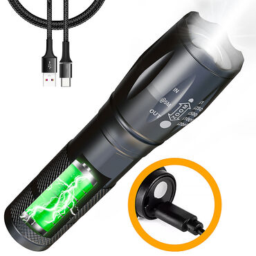 Latarka LED Extralink Flashlight, 400 lm, akumulatorowa