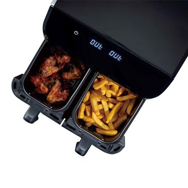 MAESTRO_Frytownica beztłuszczowa z okienkiem Maestro MR-758, 2000 W, 2 x 4,5 l, czarna_3