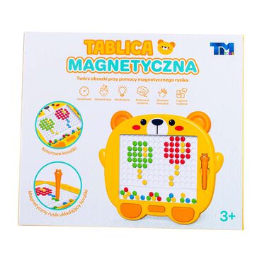 Tablica magnetyczna, pomarańczowa, z rysikiem_1